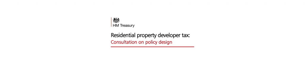 Residential property developer tax